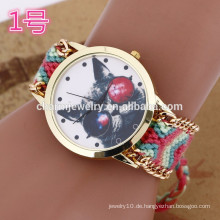 Neueste Armbanduhr mit Webband / Dame Armbanduhren für Frauen BWL024